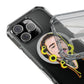 Cartoon Face with Sunflowers Magnetic Impact Case