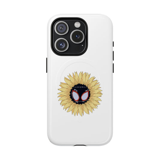 Sunflower Mask Illustration Tough Magnetic Case