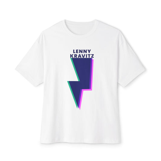 Layered Bolt Vibe Unisex Oversized Boxy tee