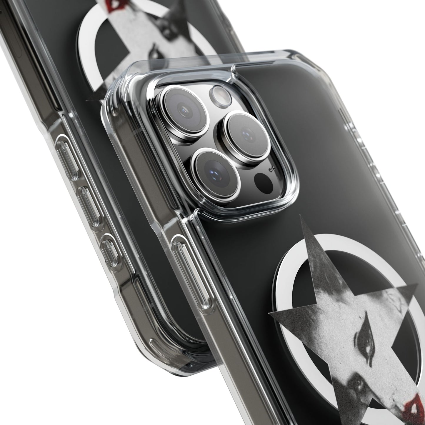 Born This Way Star Face Magnetic clear case