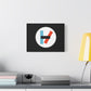 Circle Flame Matte Canvas