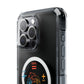 Minimalist Divide Symbol with Brush Magnetic Clear Impact Case