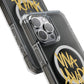 Golden Brush Script Magnetic Clear Impact case
