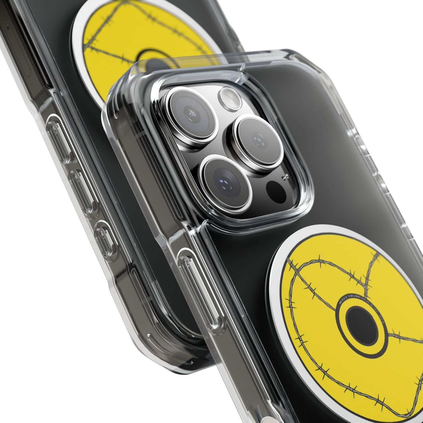 Minimalist Black Disc Outline Magnetic Impact Case