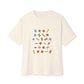 Minimalist Paw Print Oversized Boxy Tee