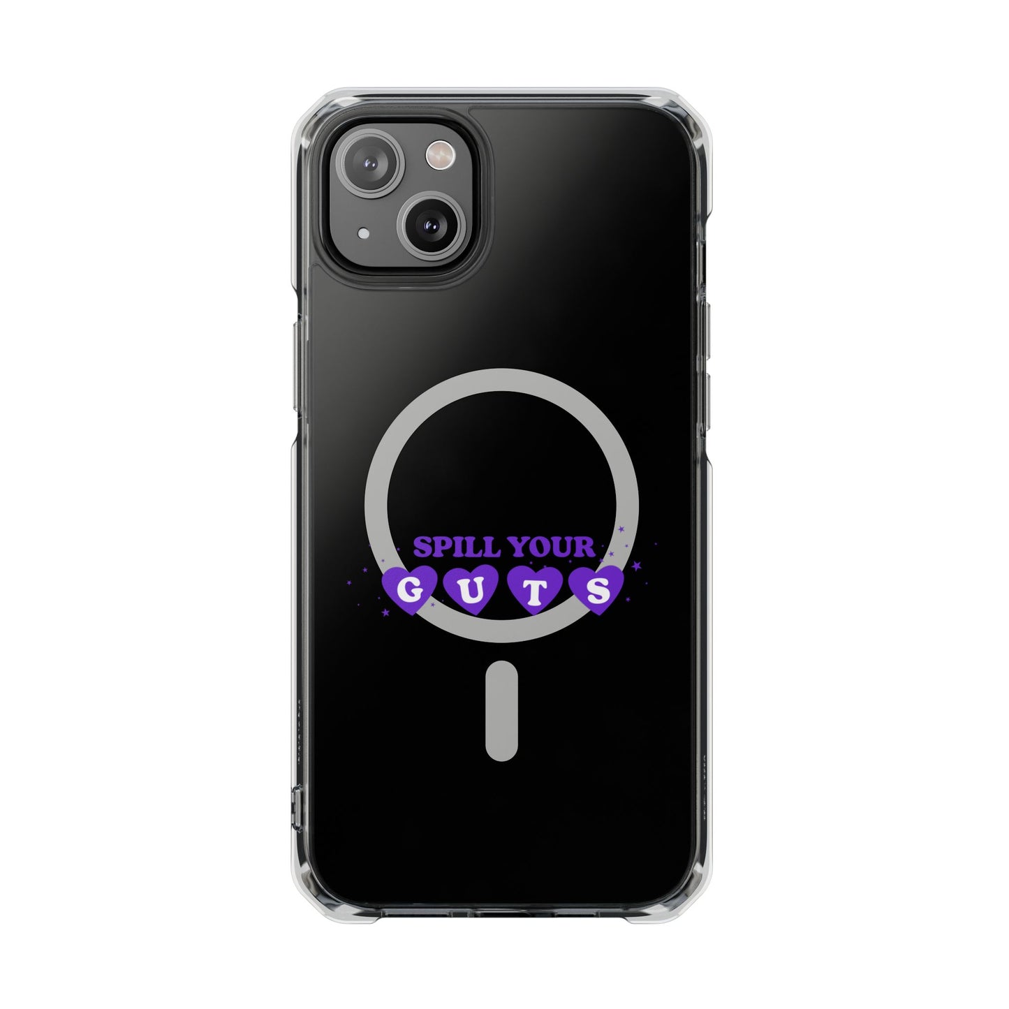 Spill Your Guts Heart Magnetic Clear Impact Case