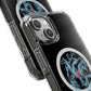 Electro Heart Illustration Magnetic Clear Impact case