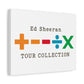 Matte Stretched Canvas, 1.25" Depth – Ed Sheeran Edition