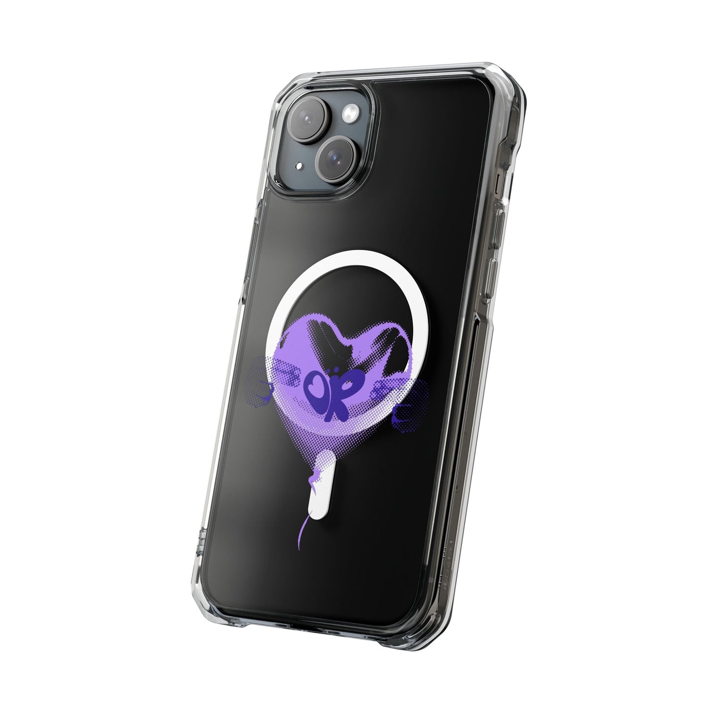 Heart Balloon OR Pop Art Magnetic Clear Impact Case
