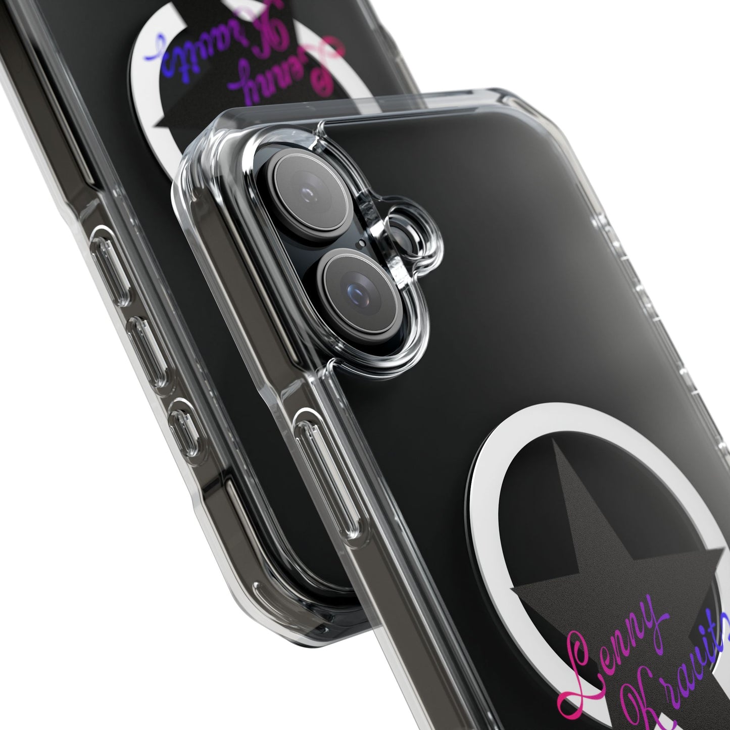 Retro Groove Script Magnetic clear Impact case