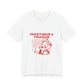 Fierce Femme in Red Unisex jersey short sleeve tee