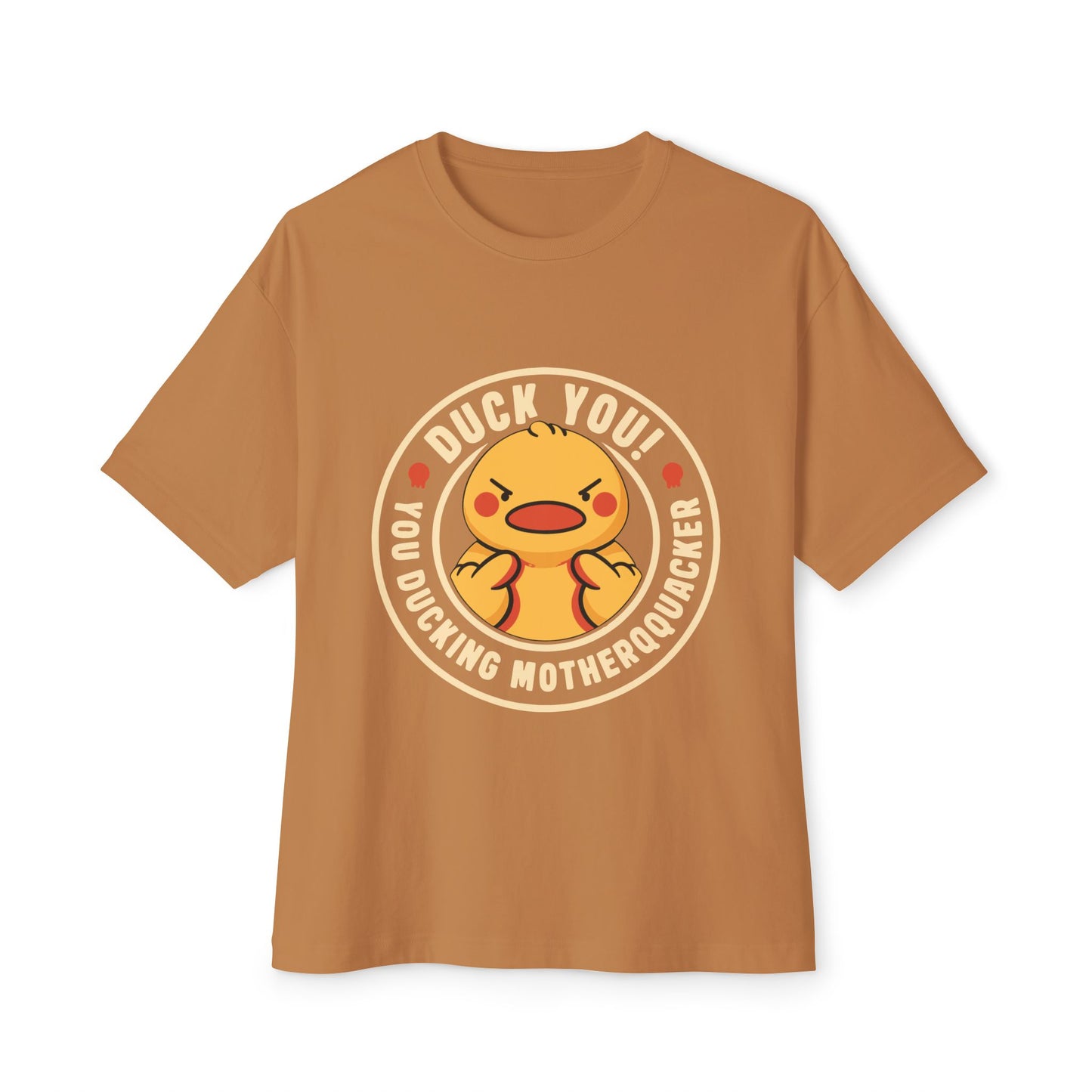 Oversized boxy Tee – Snazzy Duck Edition