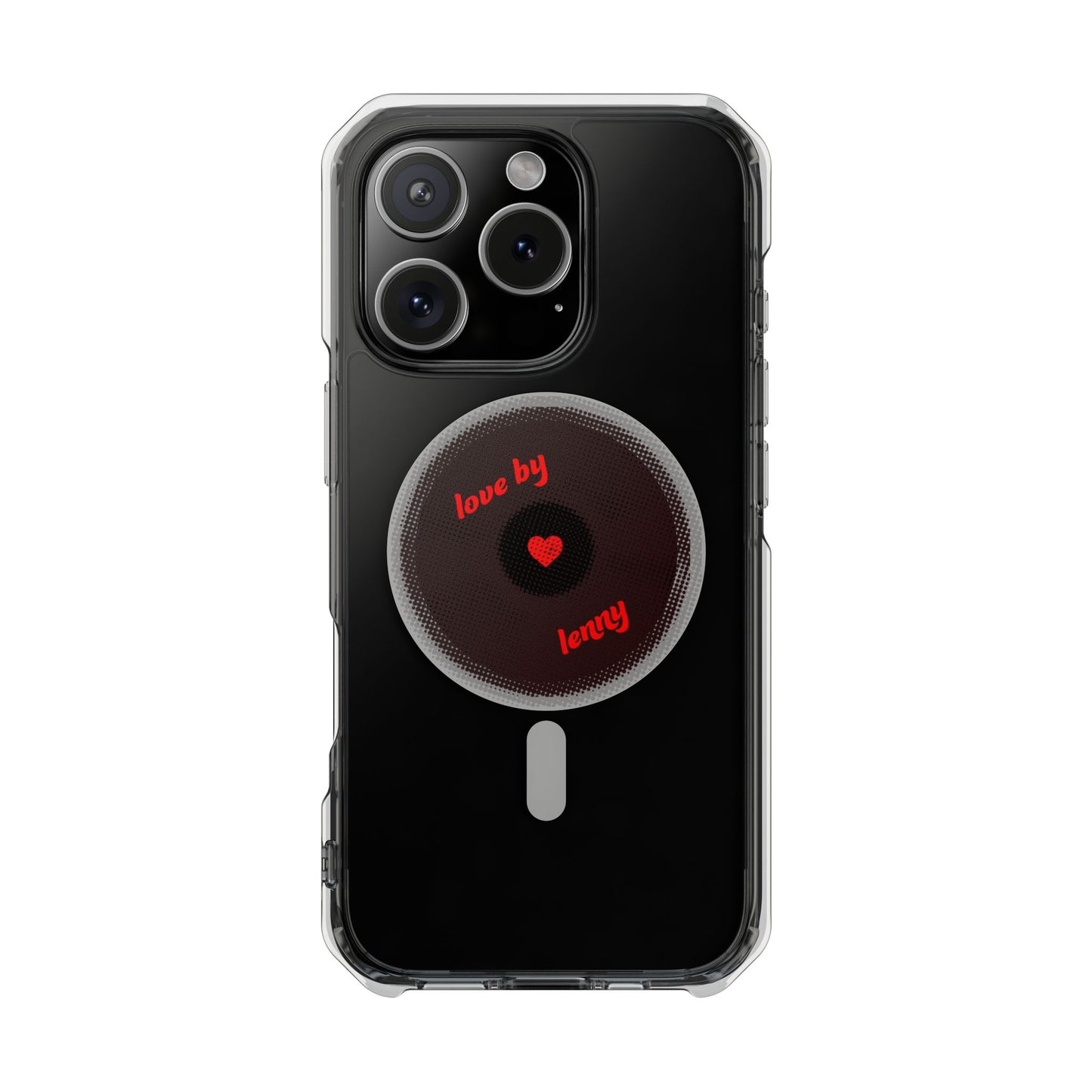 Vinyl Love Spin Magnetic clear Impact case