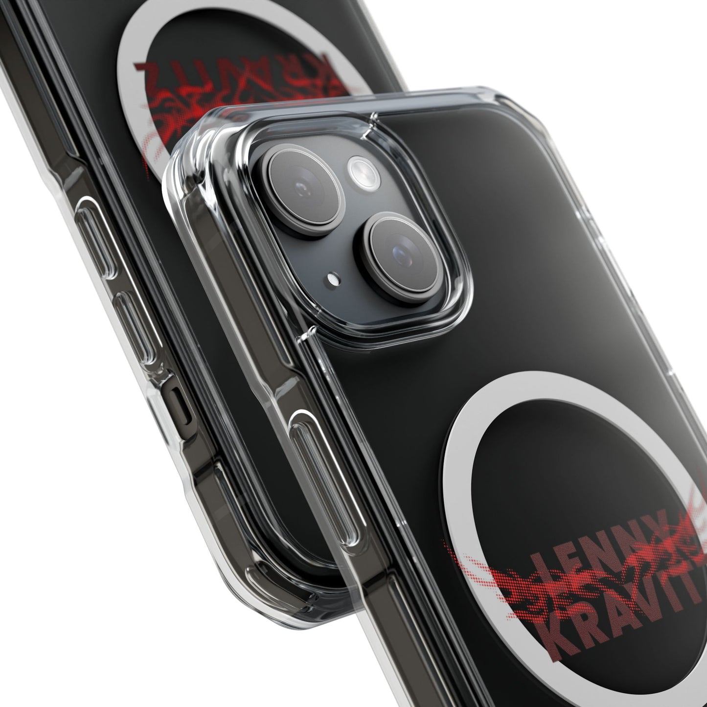 Fire Aura Grid Magnetic clear Impact case