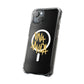 Golden Brush Script Magnetic Clear Impact case