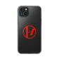 Crimson Orbit Clear Case