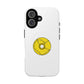 Minimalist Black Disc Outline Tough Magnetic Case
