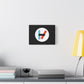 Circle Flame Matte Canvas