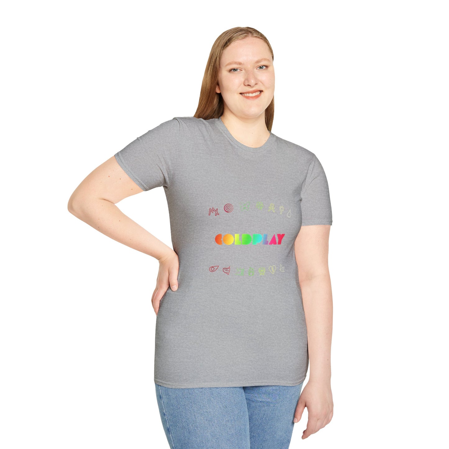 Unisex Softstyle T-Shirt Inspired by Coldplay’s Signage