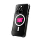 Electric Graffiti Drip Magnetic clear Impact case