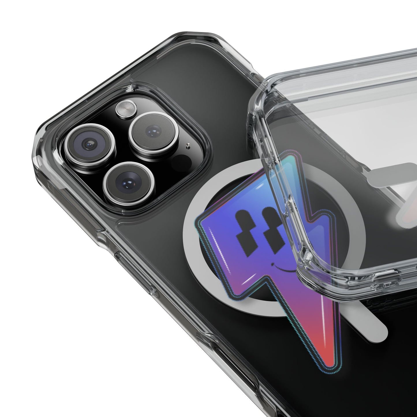 Smiley Charge Pop Magnetic clear Impact case