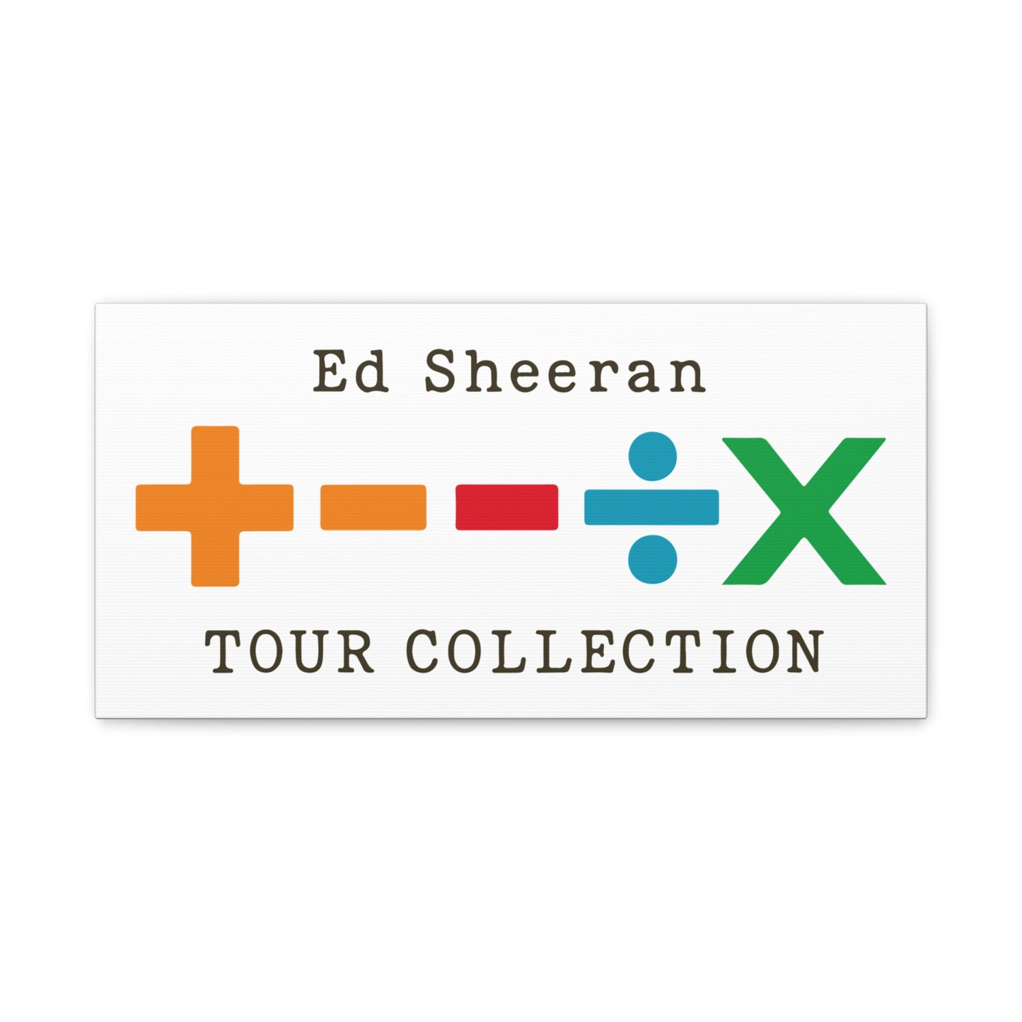 Matte Stretched Canvas, 1.25" Depth – Ed Sheeran Edition