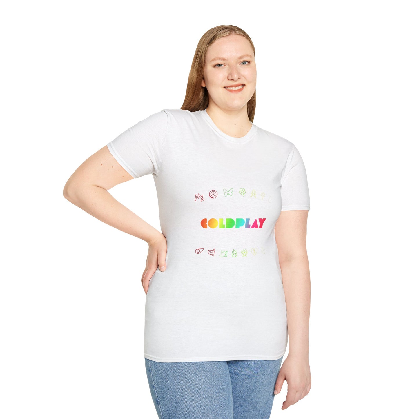 Unisex Softstyle T-Shirt Inspired by Coldplay’s Signage