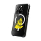 Neon Mood Portrait Magnetic Clear Impact Case