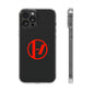 Crimson Orbit Clear Case