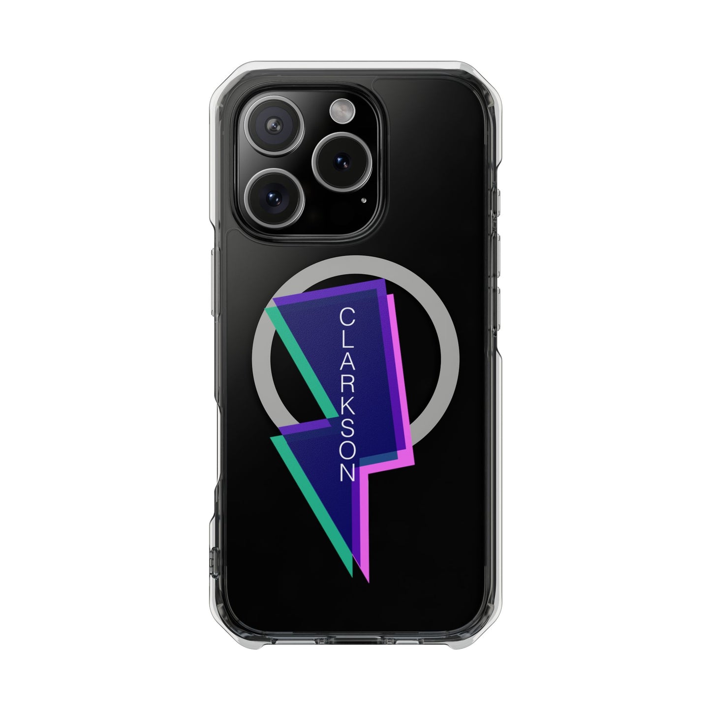 Neon Bolt Energy Magnetic clear Impact Case