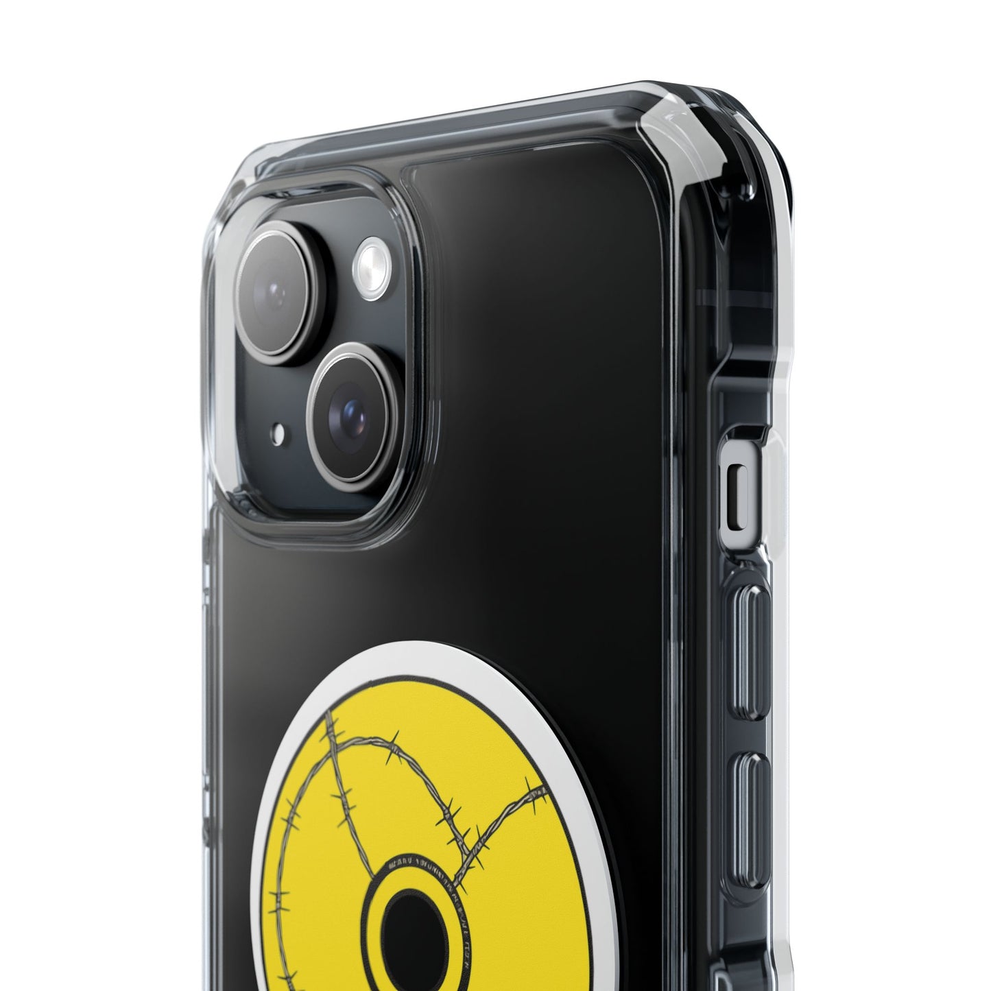 Minimalist Black Disc Outline Magnetic Impact Case