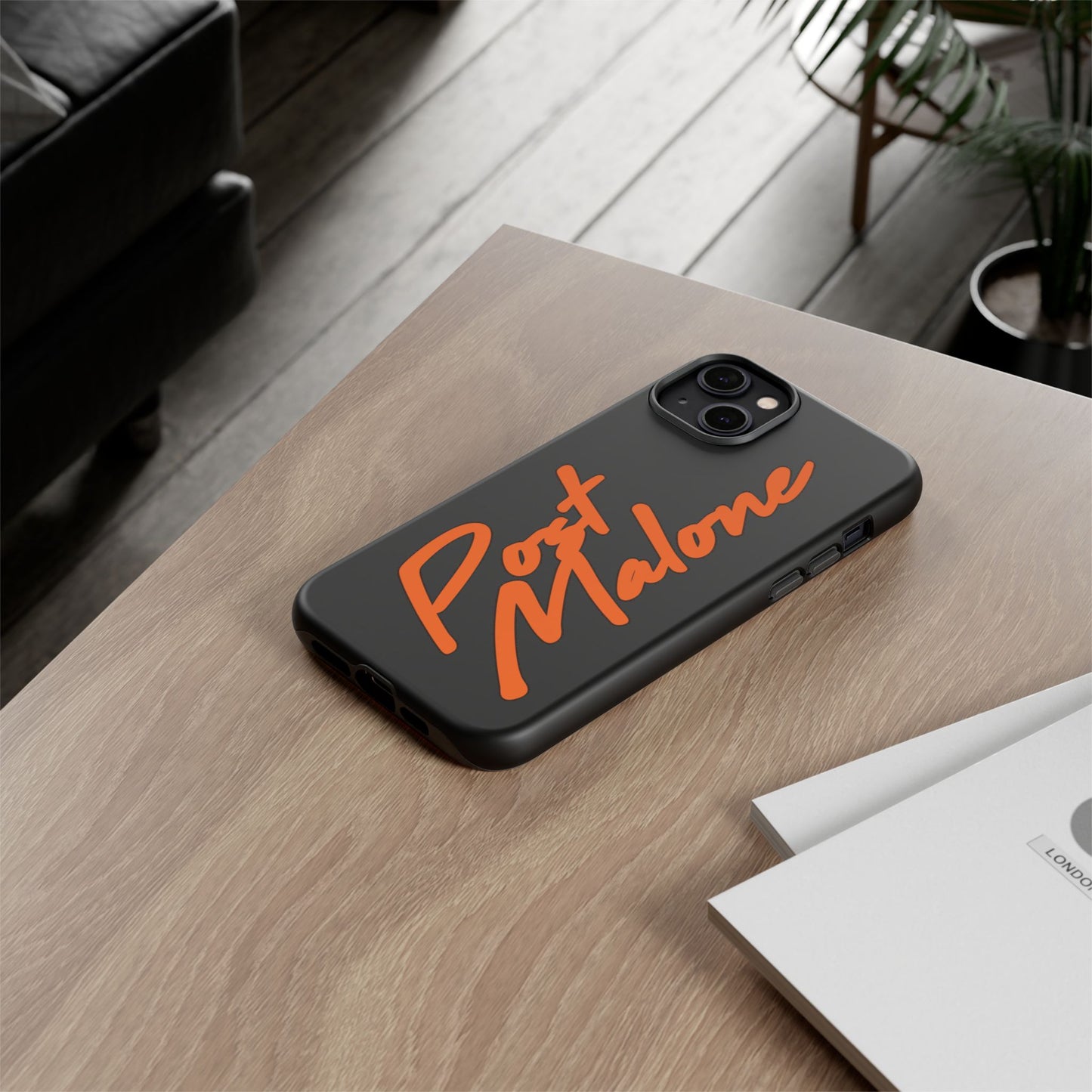 Tough iPhone Case (12–16 Pro Max) – Post Malone Name Design
