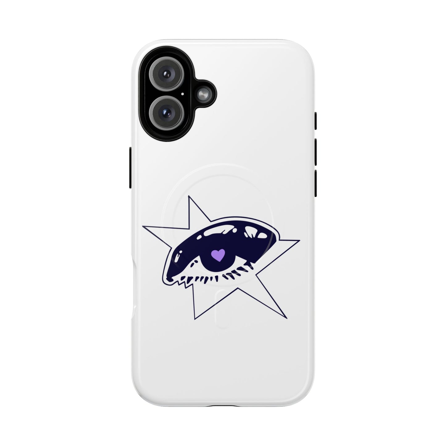 Purple Starry Eye Tough Magnetic phone case