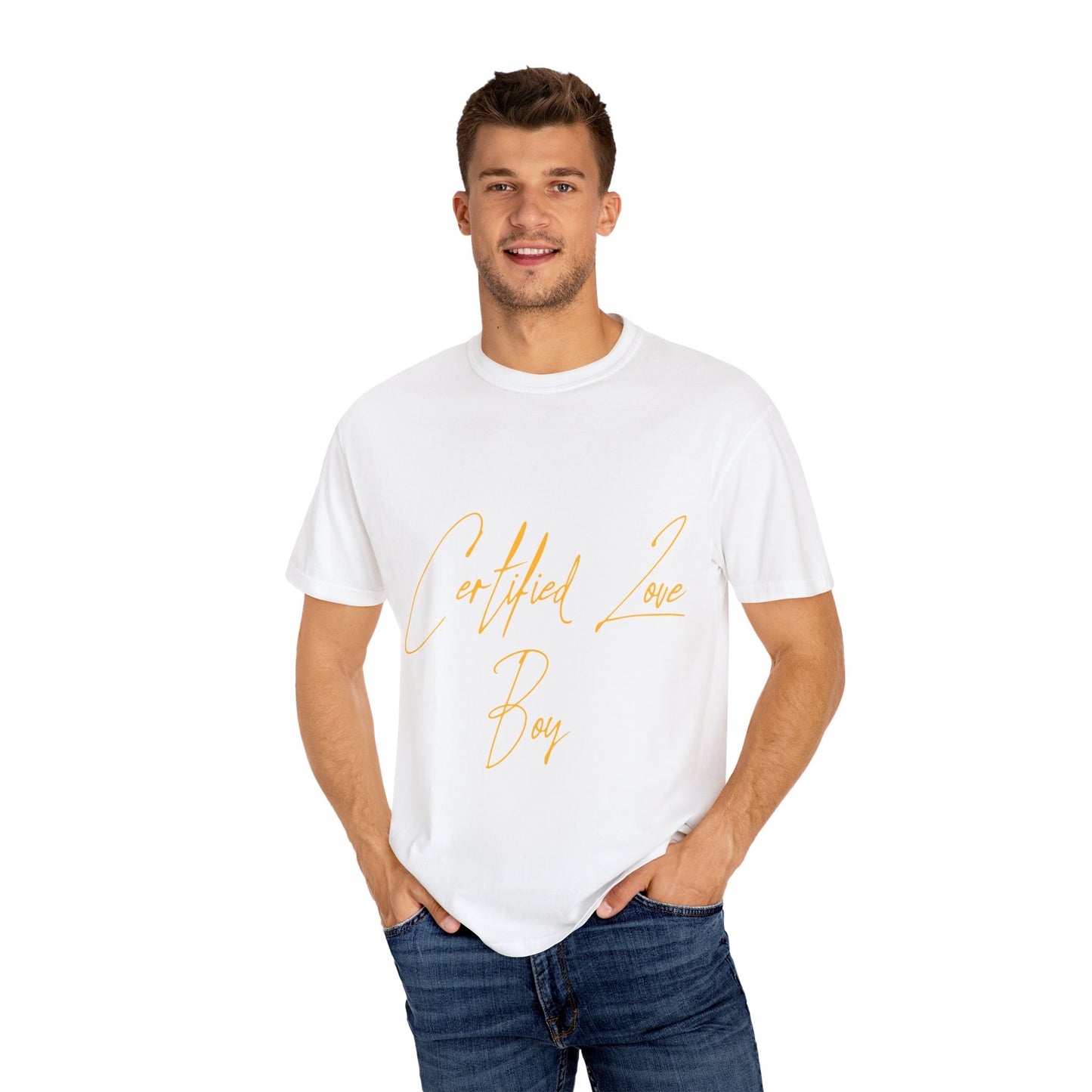 Certified Lover Boy Script Dyed Tshirt