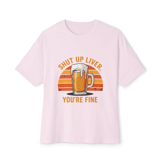 Oversized boxy Tee – Snazzy You're fine Edition
