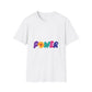 Retro Flower Power Color Pop Unisex Softstyle Tee