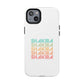 Retro Pop Lines Tough Magnetic case