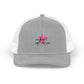 Flame Script Statement Snapback Trucker Cap