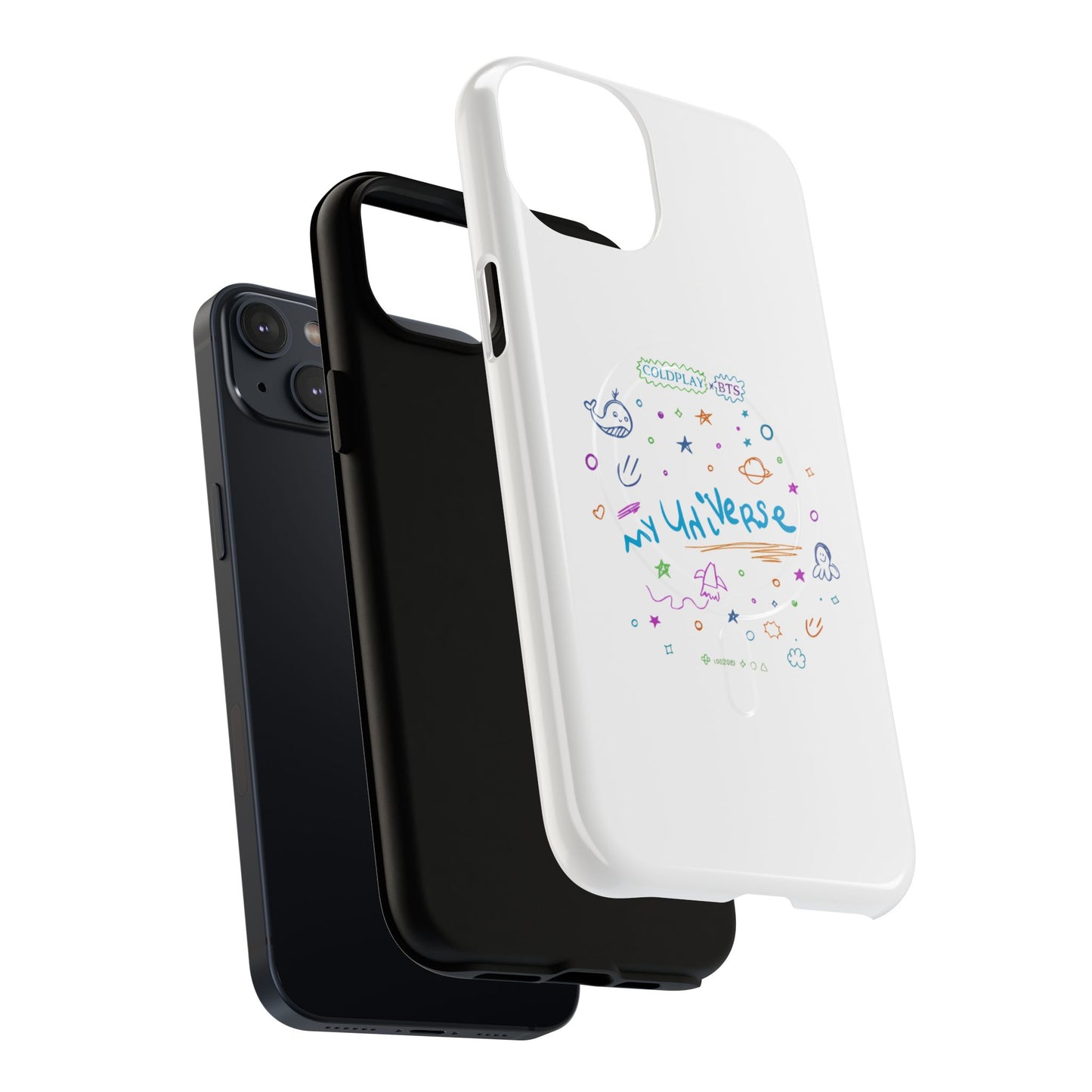 Neon Space Doodles Tough Magnetic Case