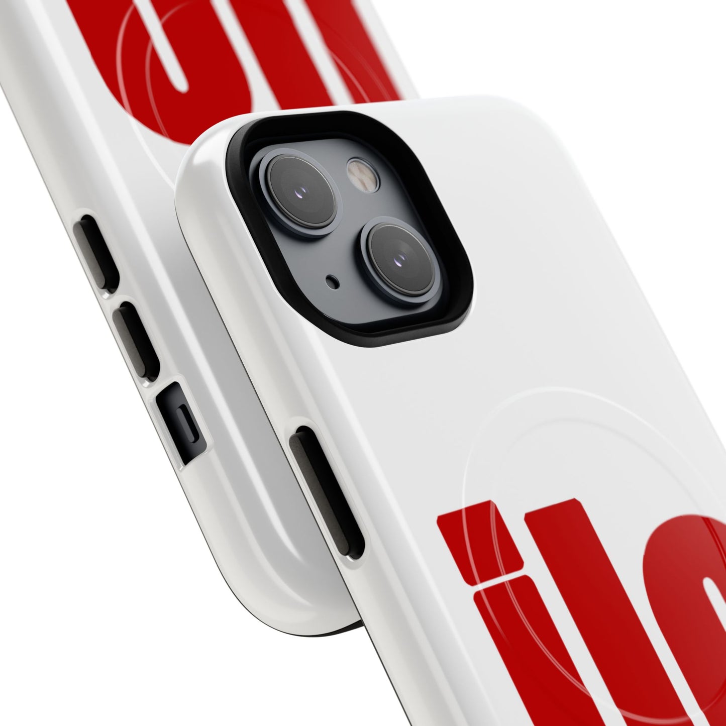 ILO Bold Red Block Tough Magnetic Case