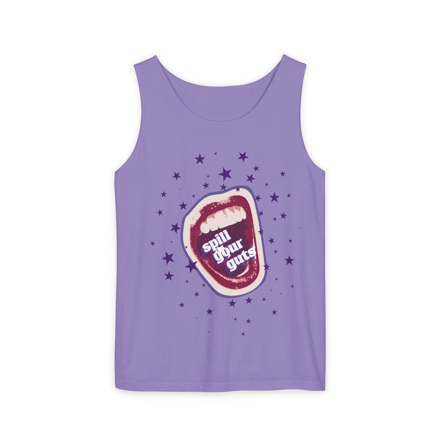 Spill Your Guts Scream-Dyed Tank Top