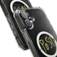 Abstract Black Barbed Wire Magnetic Impact Case
