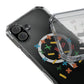 Minimalist Paw Print Magnetic Clear Impact Case