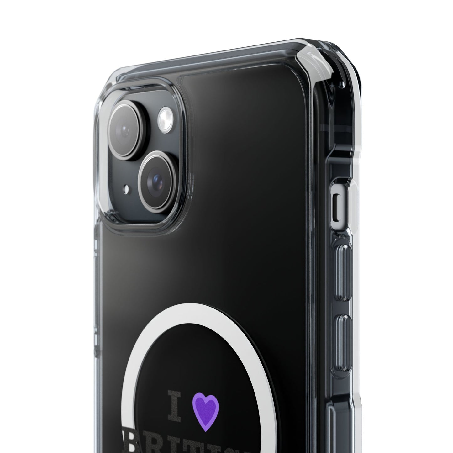 I Love British Accents Magnetic Clear Impact Case