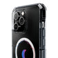 Gradient Moon and Star Emblem Magnetic Clear Impact case