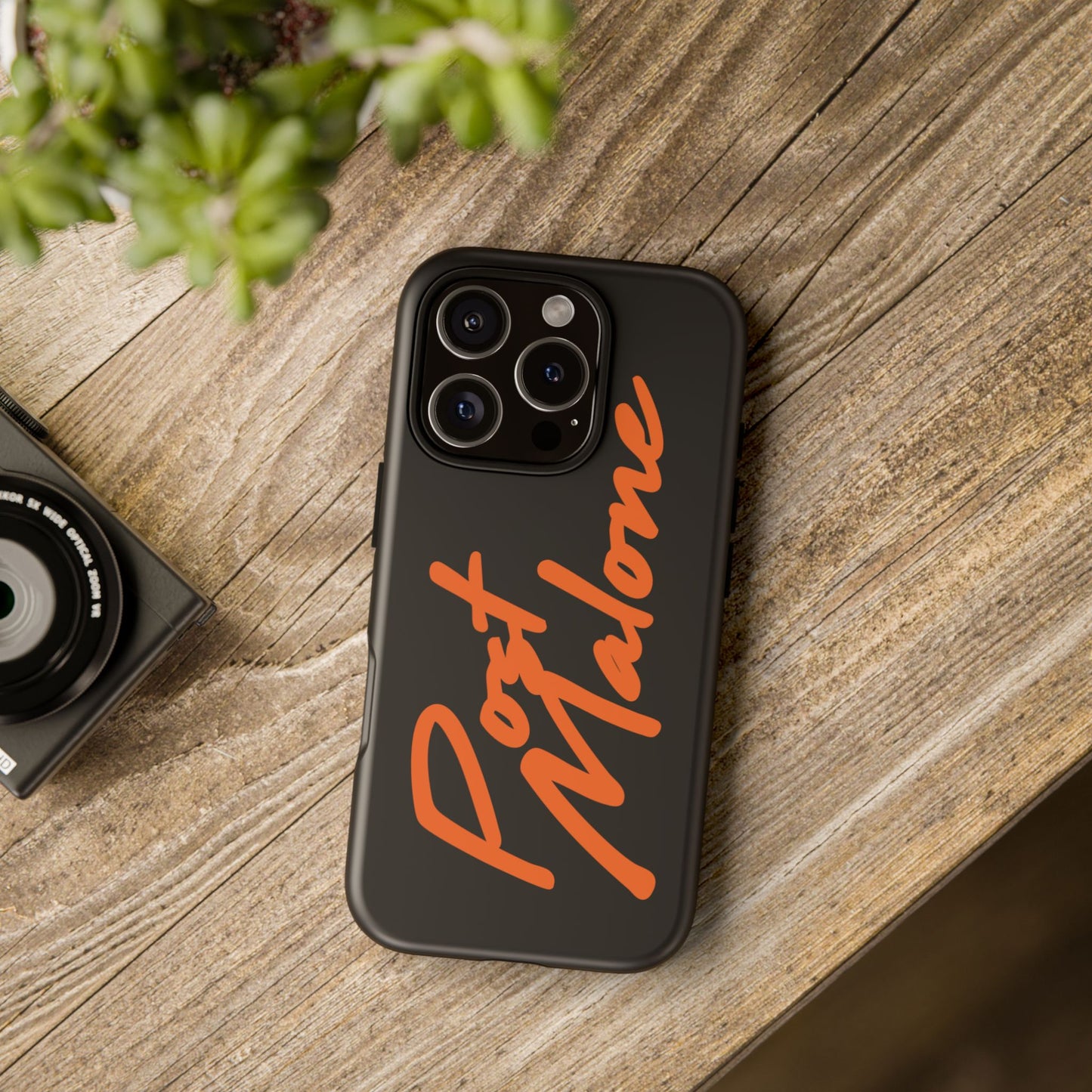 Tough iPhone Case (12–16 Pro Max) – Post Malone Name Design
