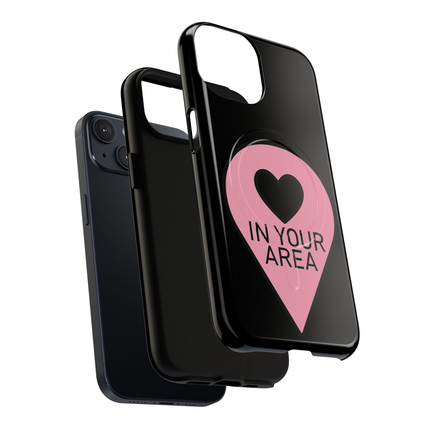 Iphone In Your Area Pin Marker - Tough Magnetic Phone Case
