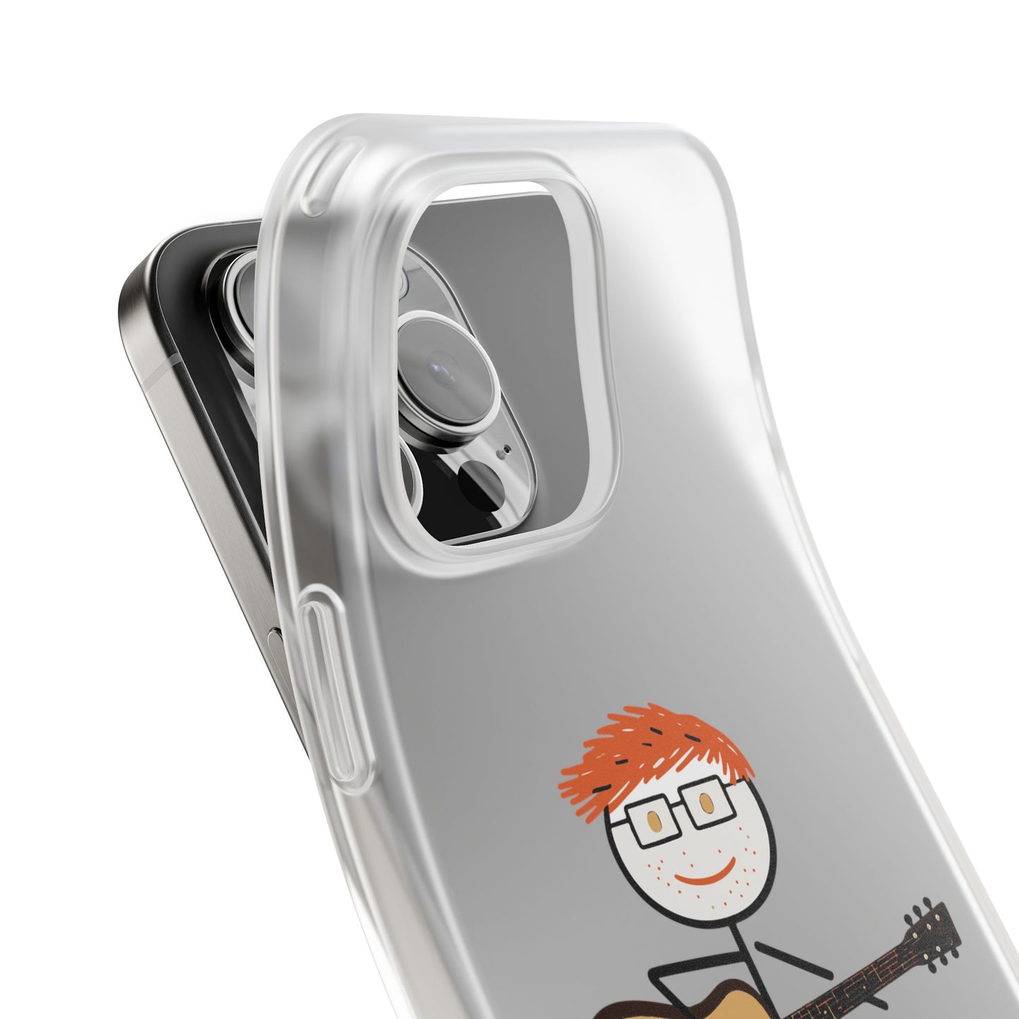 Flexi Case – Ed Sheeran guitar edition (iPhone X–16 Pro Max)