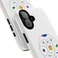 Colorful Planetary Orbit Diagram Tough Magnetic Case