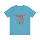 Fierce Femme in Red Unisex jersey short sleeve tee
